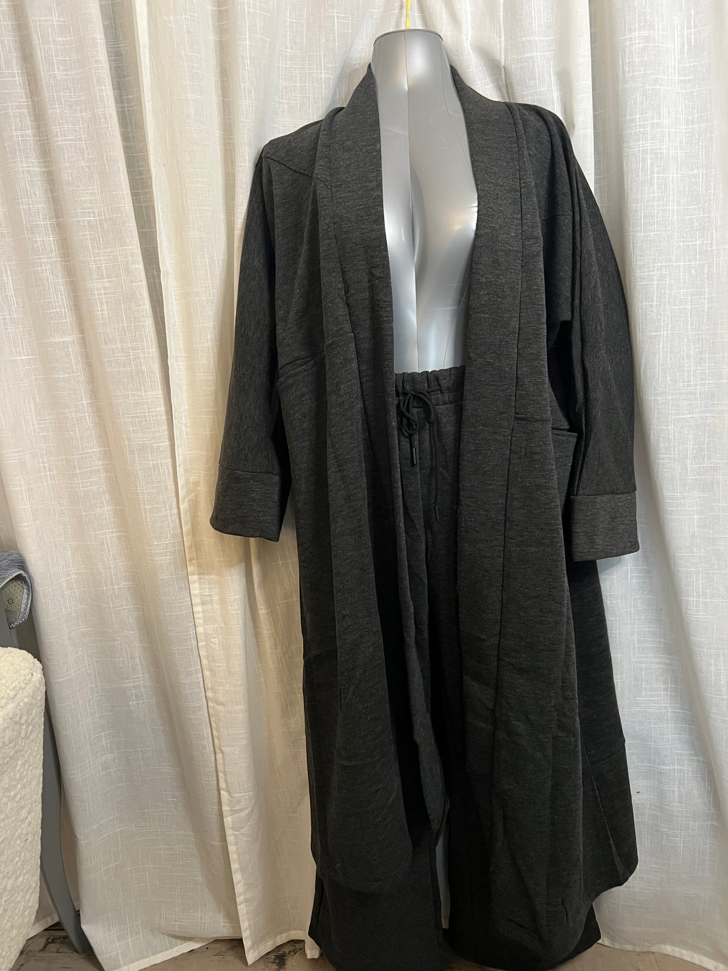 Ensemble Karima veste longue pantalon fluide-The Phénix Styles