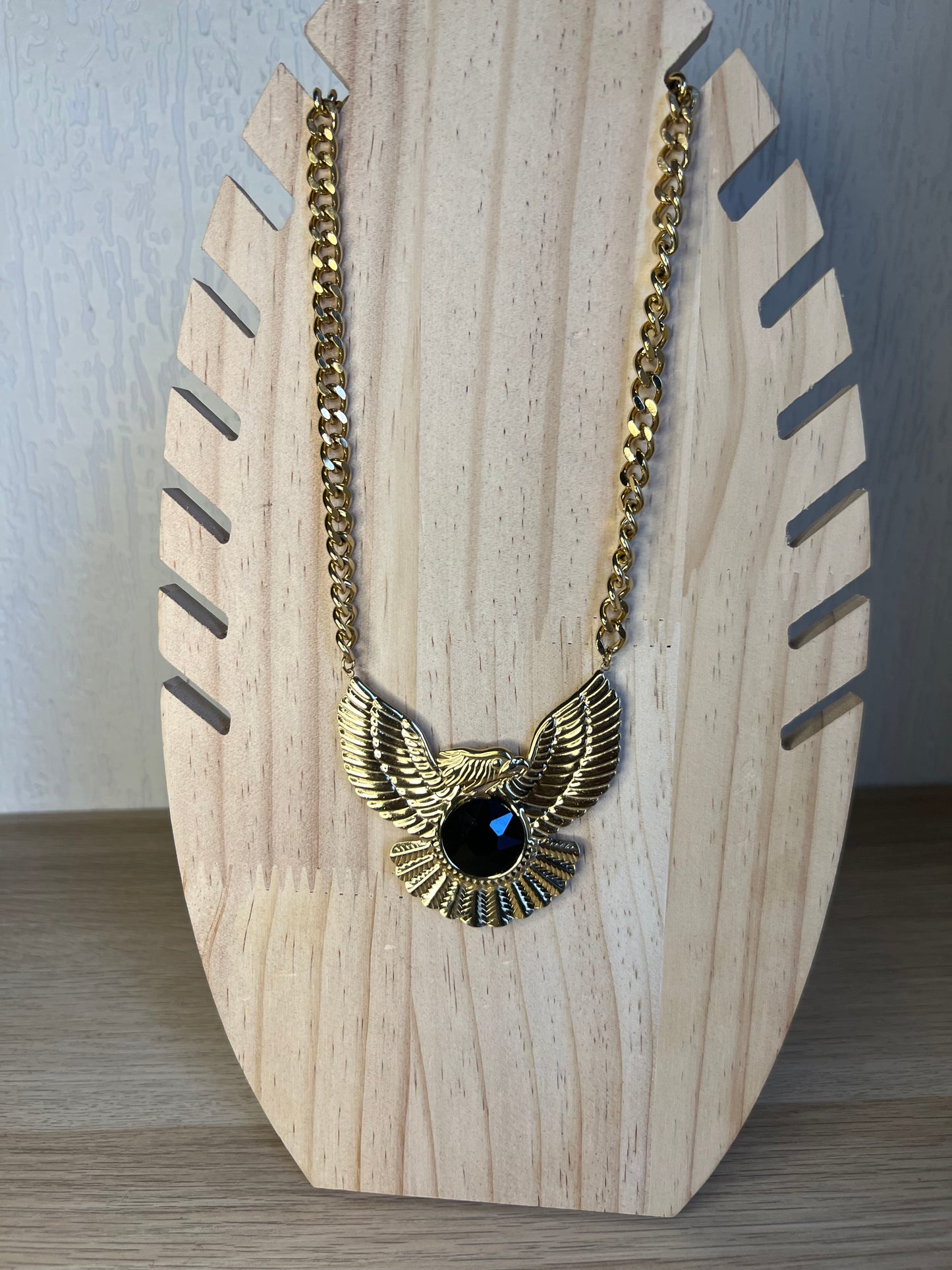 Collier Phénix noir-The Phénix Styles