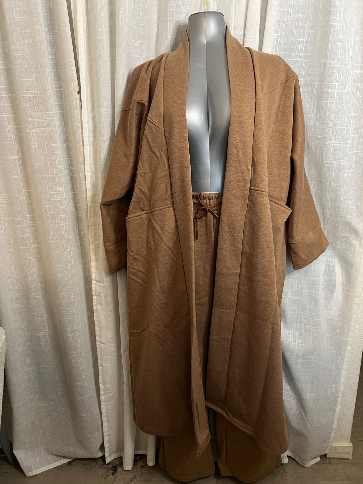 Ensemble Karima veste longue pantalon fluide-The Phénix Styles