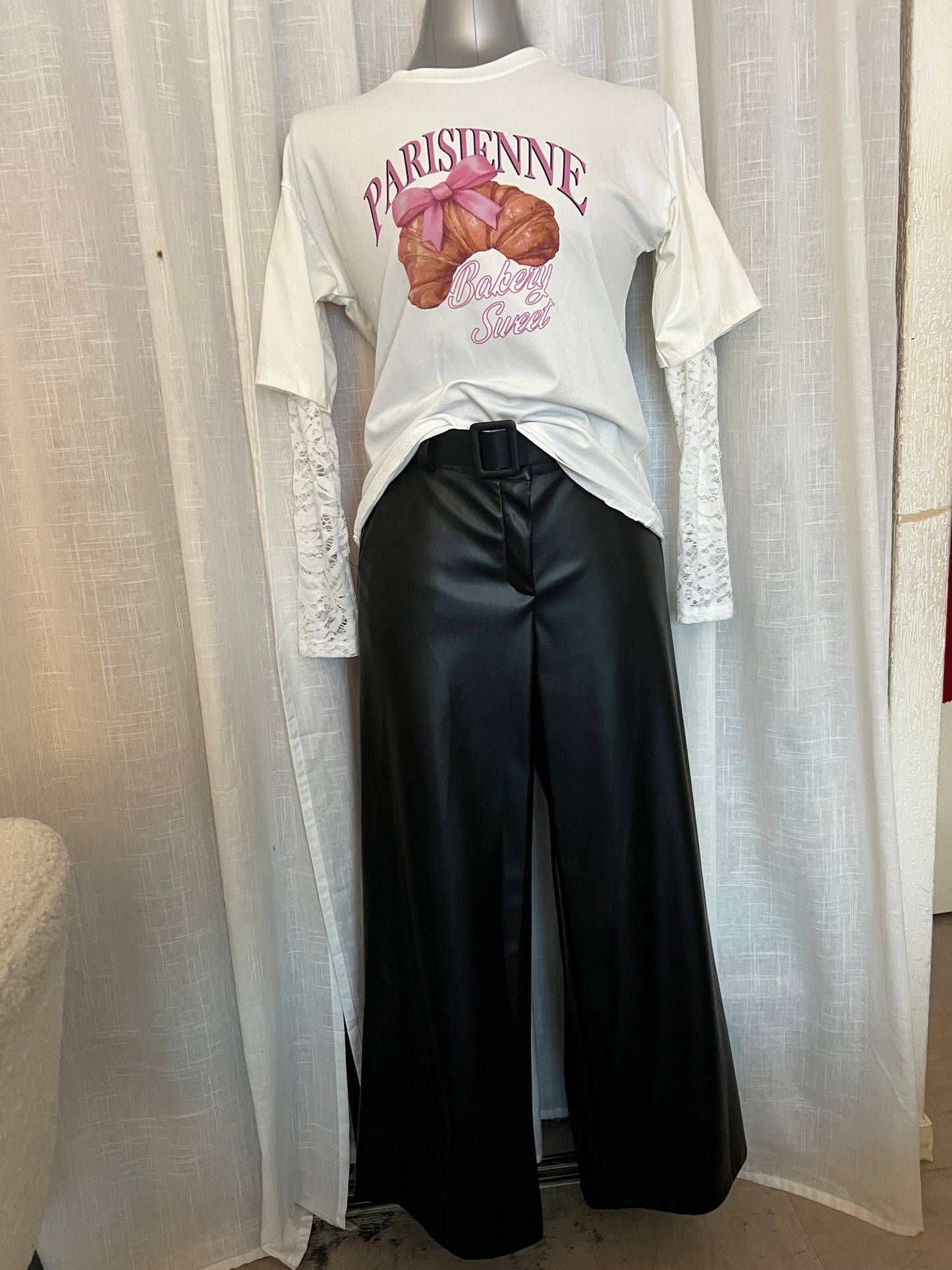 Pantalon large Similicuir Sharly- The Phénix Styles