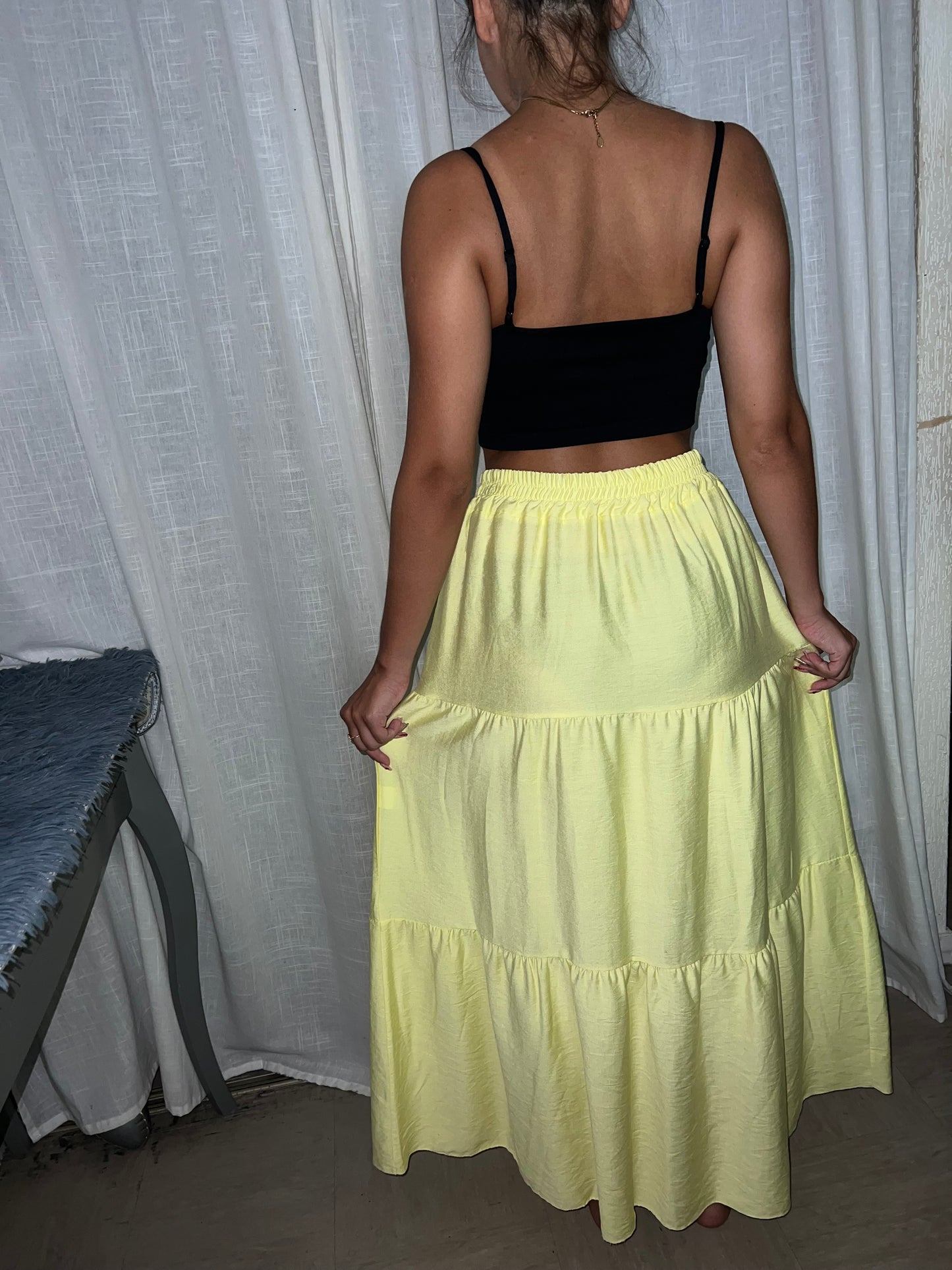 Jupe longue Esmeralda-The Phénix Styles