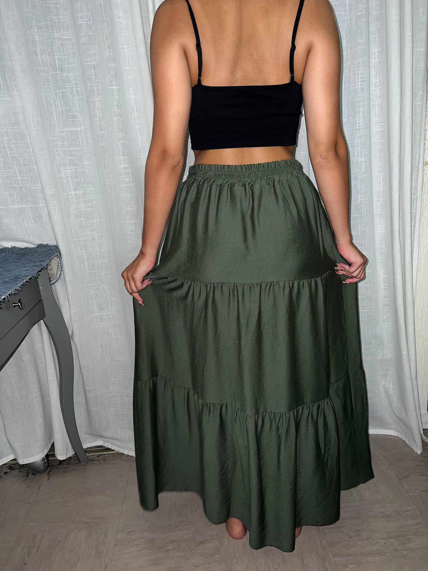 Jupe longue Esmeralda-The Phénix Styles