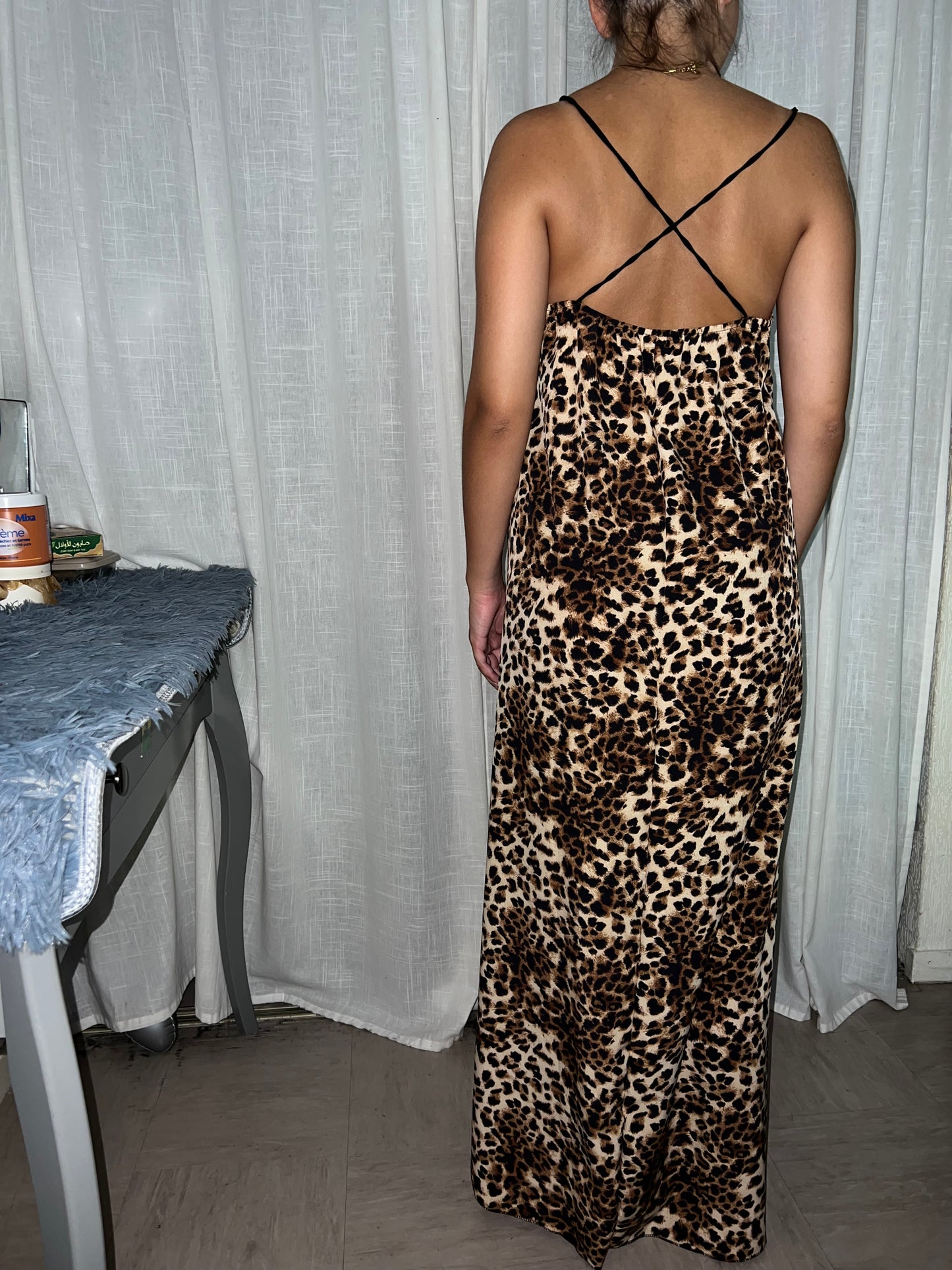 Robe longue Léopard TINA-The Phénix Styles