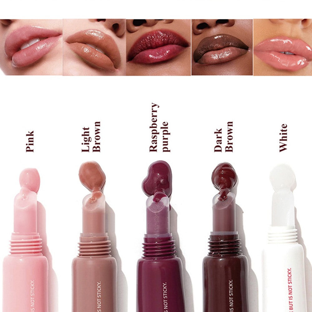 Gloss à Lèvres Liquide Hydratant 5 Couleurs Effet Volume Durable 10ml-The Phénix Styles