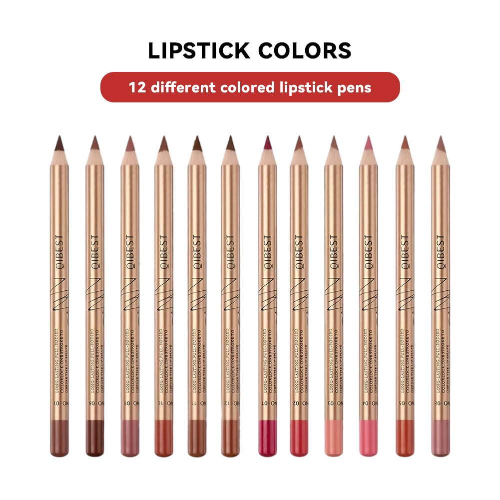 Lipliner Crayon Set,Nude Crayons à Lèvres-The Phénix Styles