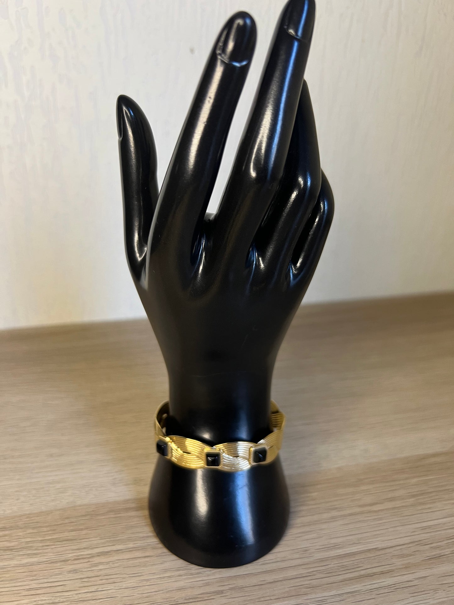 Jonc torsade noir-The Phénix Styles