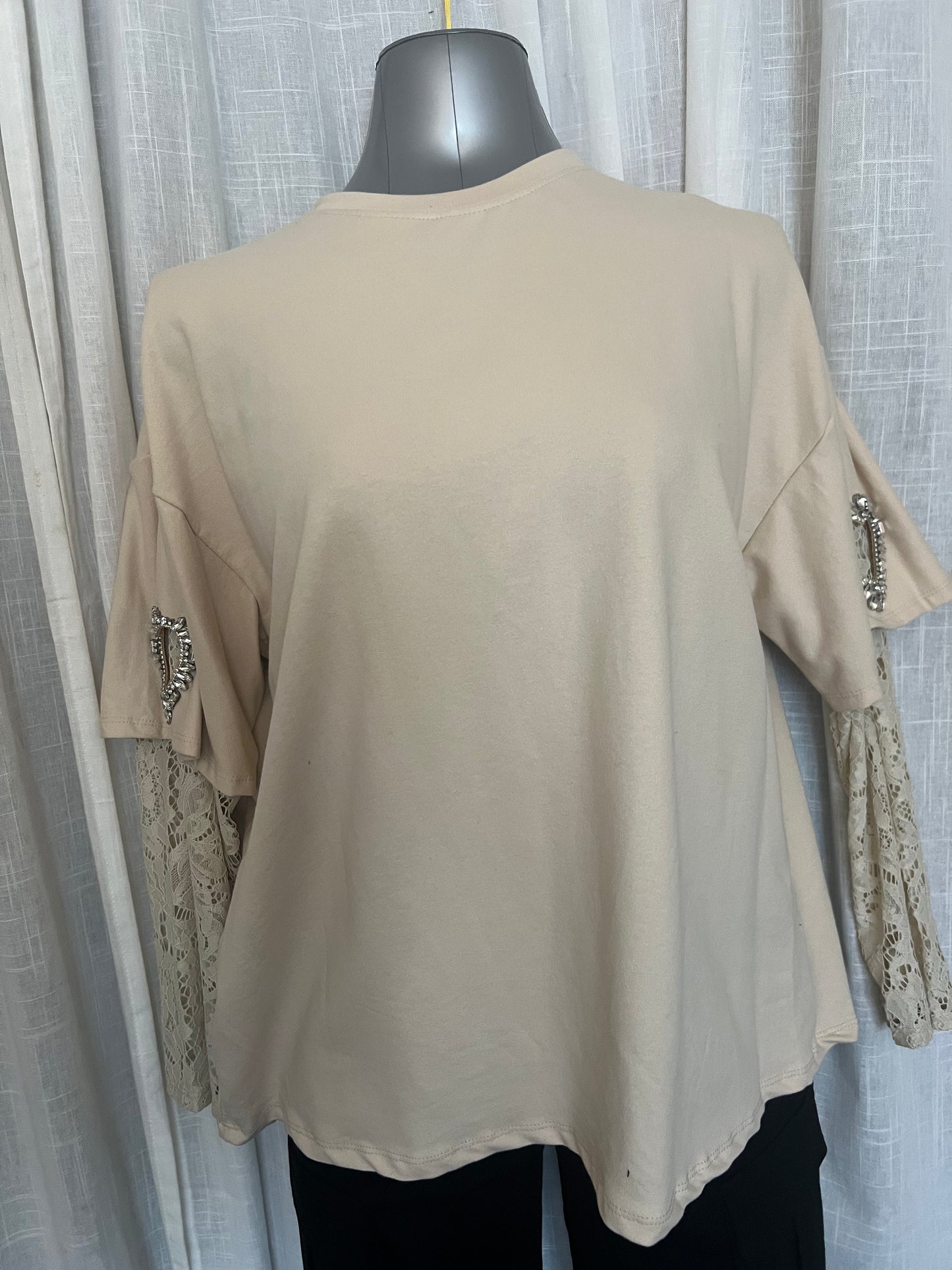 T-Shirt dentelle cœur ❤️-The Phénix Styles