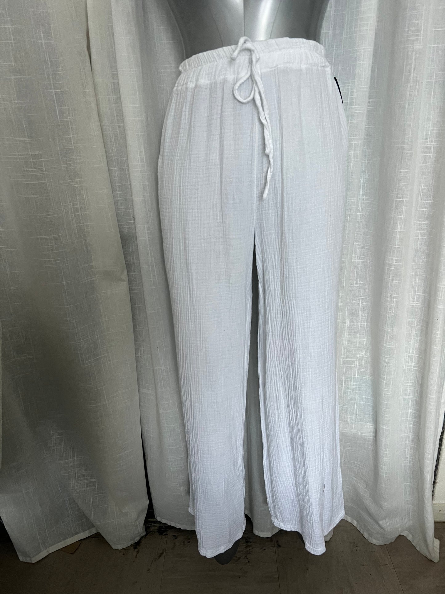 Pantalon Julia gaze de coton-The Phénix Styles