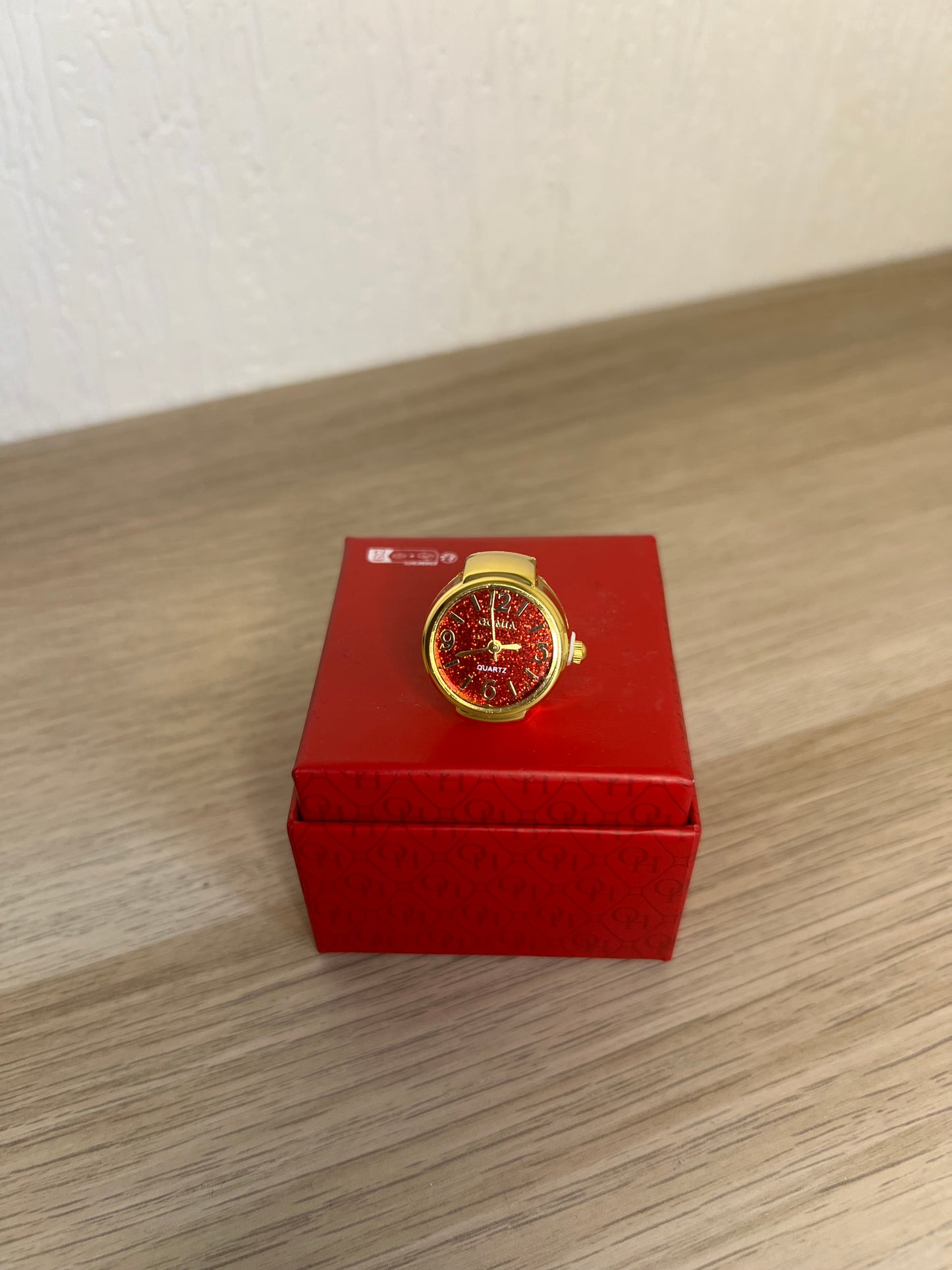 Bague montre Quartz dorée ⌚️ Lya-The Phénix Styles