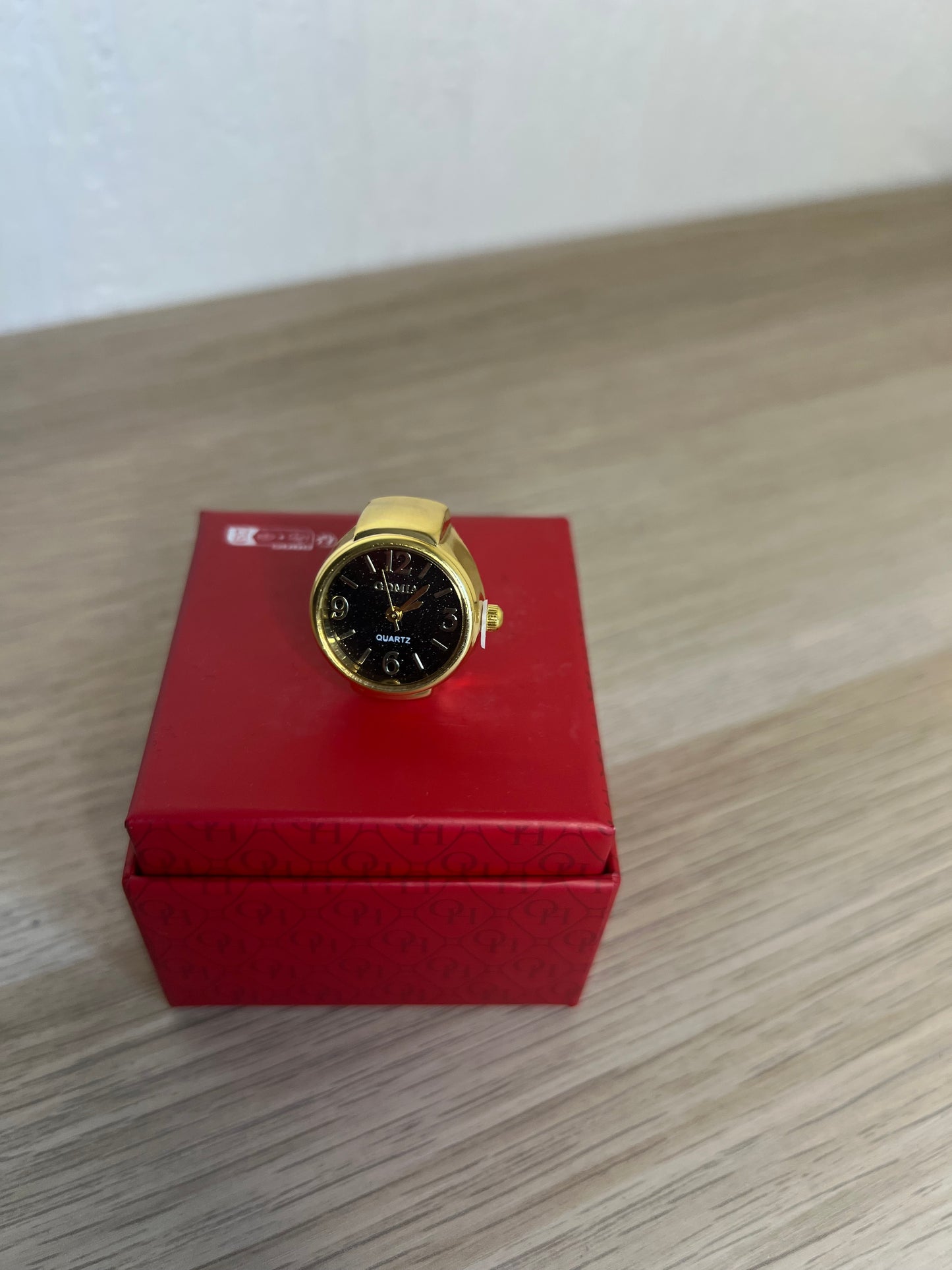 Bague montre Quartz dorée ⌚️ Lya-The Phénix Styles
