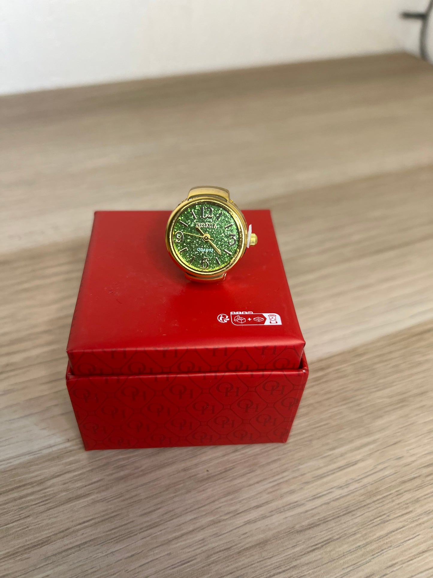 Bague montre Quartz dorée ⌚️ Lya-The Phénix Styles