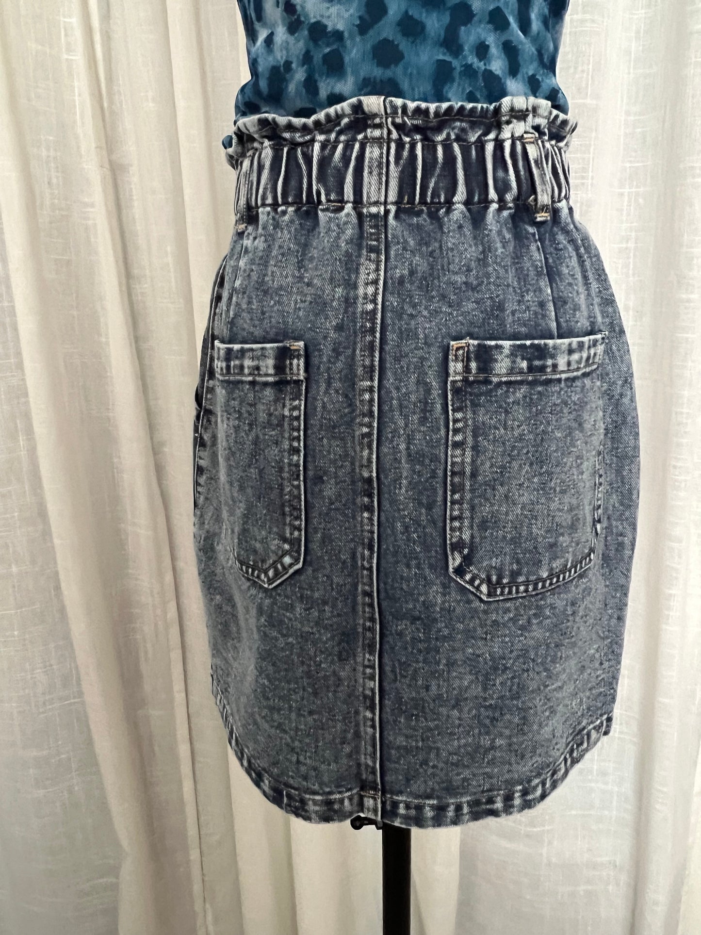 Jupe en jeans courte Lila-The Phénix Styles