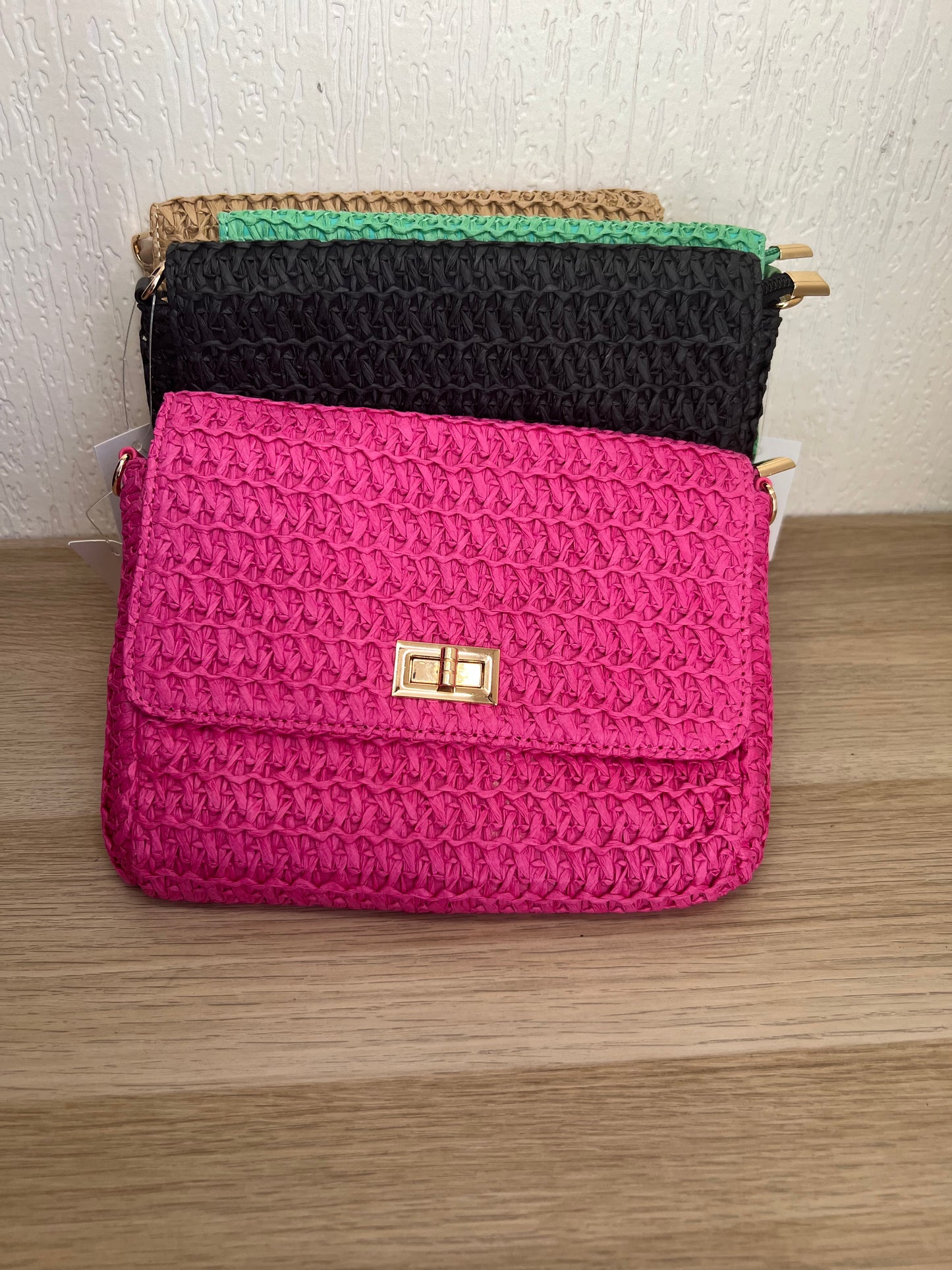 Sac pochette bandoulière styles paille FABIOLA-The Phénix Styles