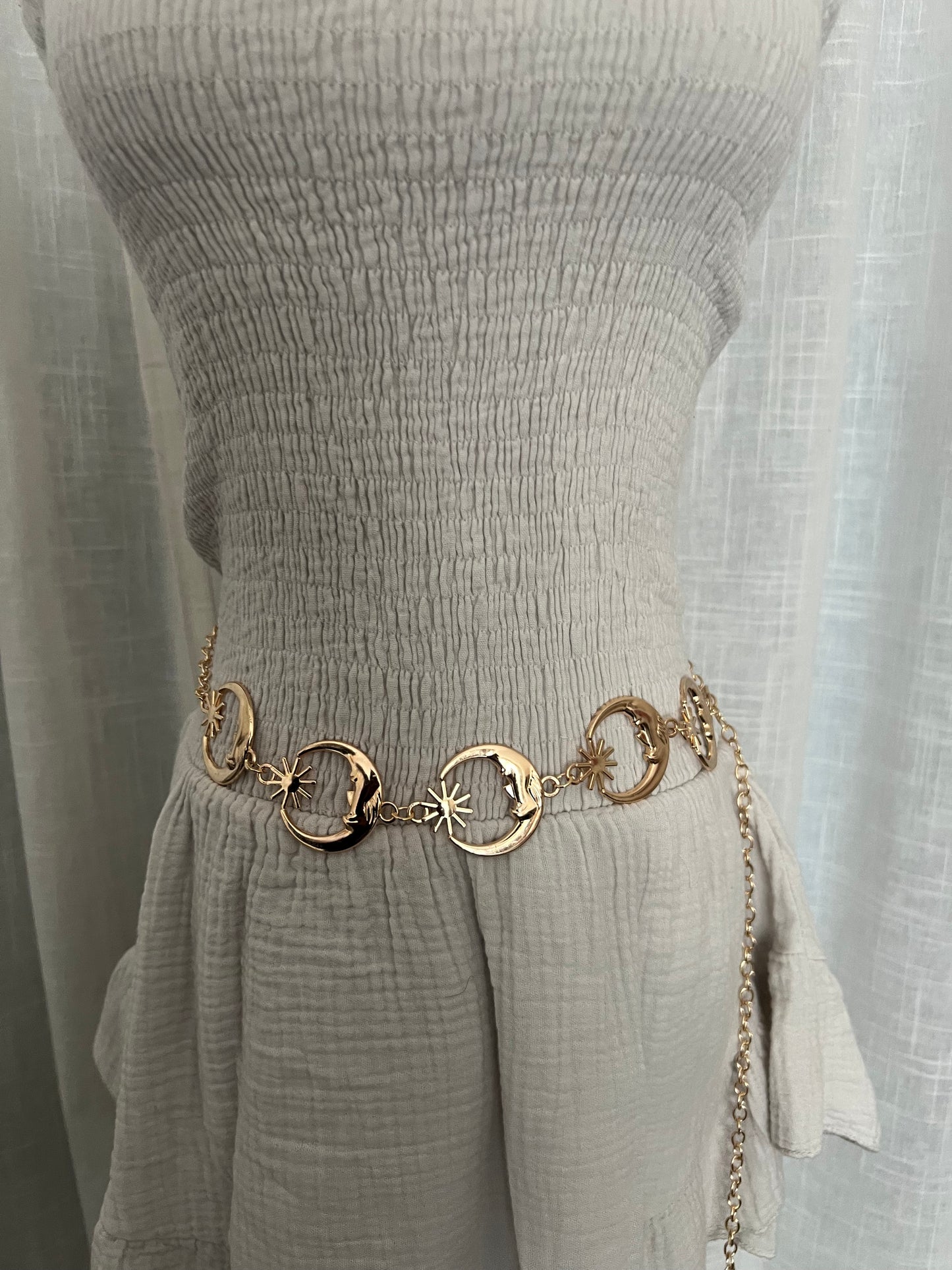 Ceinture chaîne Soleil 🌞 dorée-The Phénix Styles