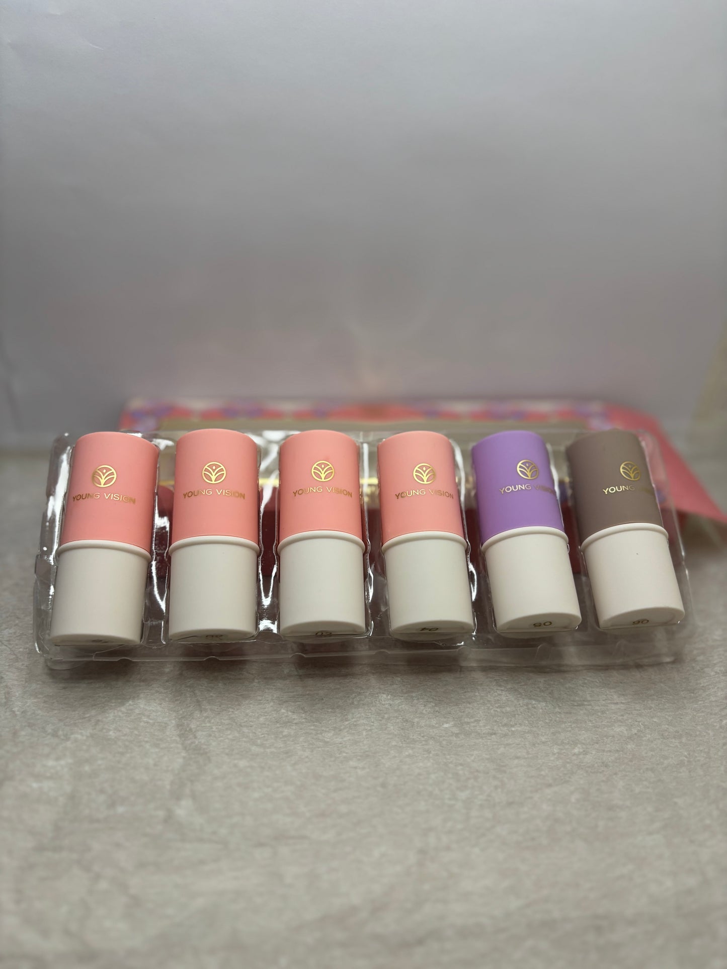 Young Vision 6 Couleurs Blush Stick Stylo Fluorescent Blush Contour Crème Blush Stylo Durable Imperméable-The Phénix Styles