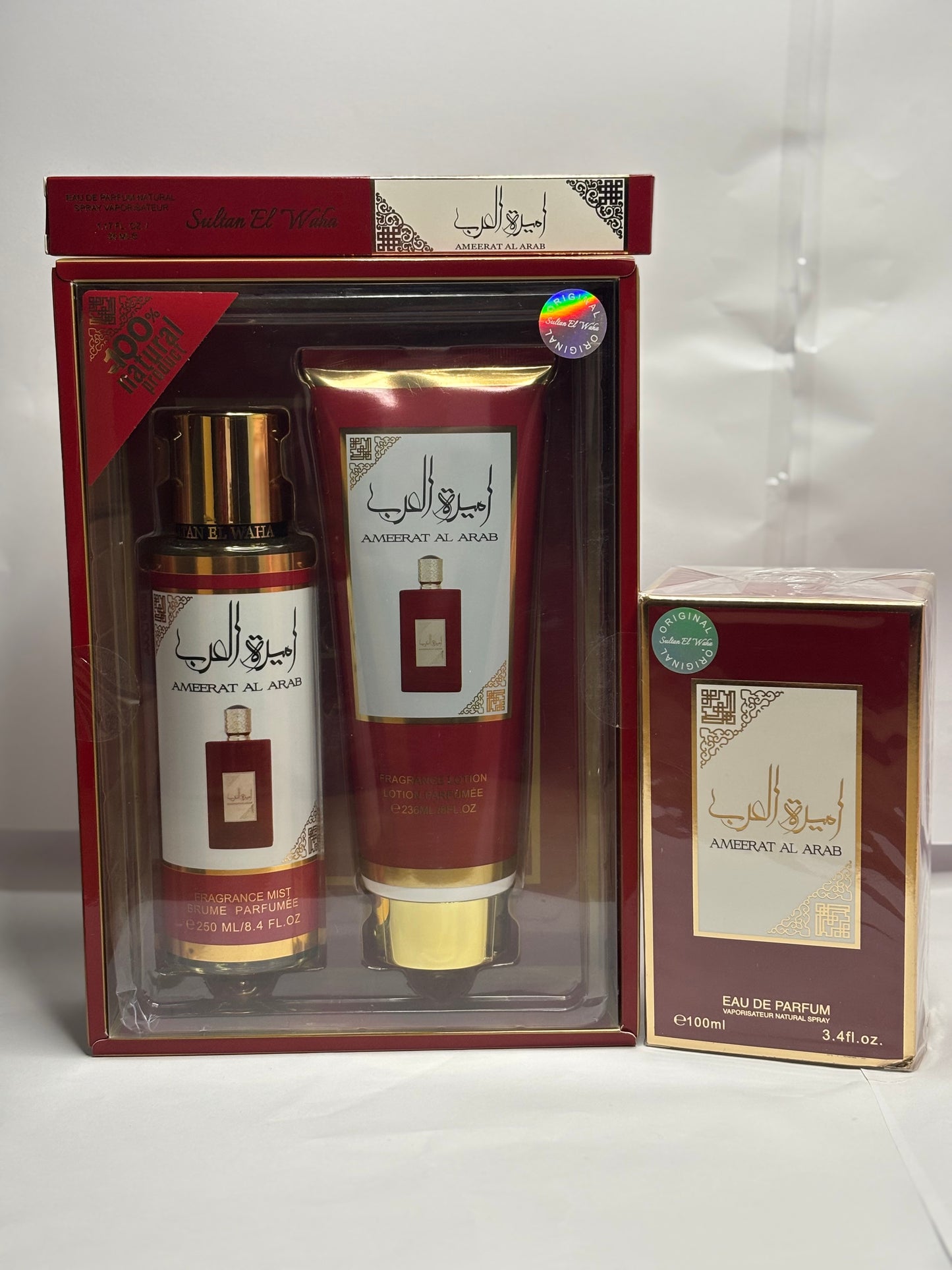 🌟 Box Parfum de Dubaï –AMEERAT AL ARAB 🌟-Maison Sultan El Waha-The Phénix Styles