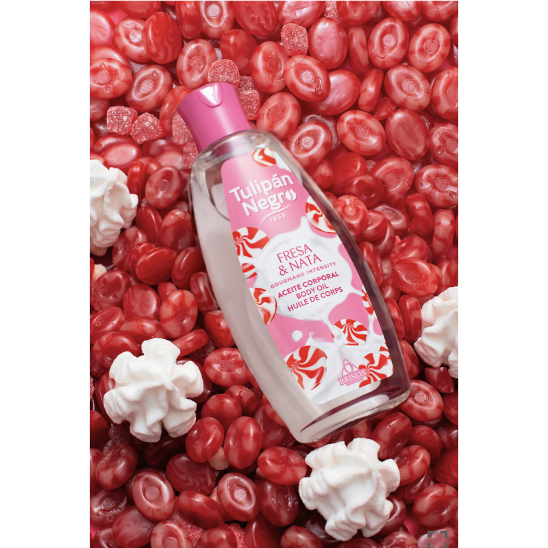 HUILE CORPORELLE TULIPAN FRAISE CHANTILLY-200ml-The Phénix Styles