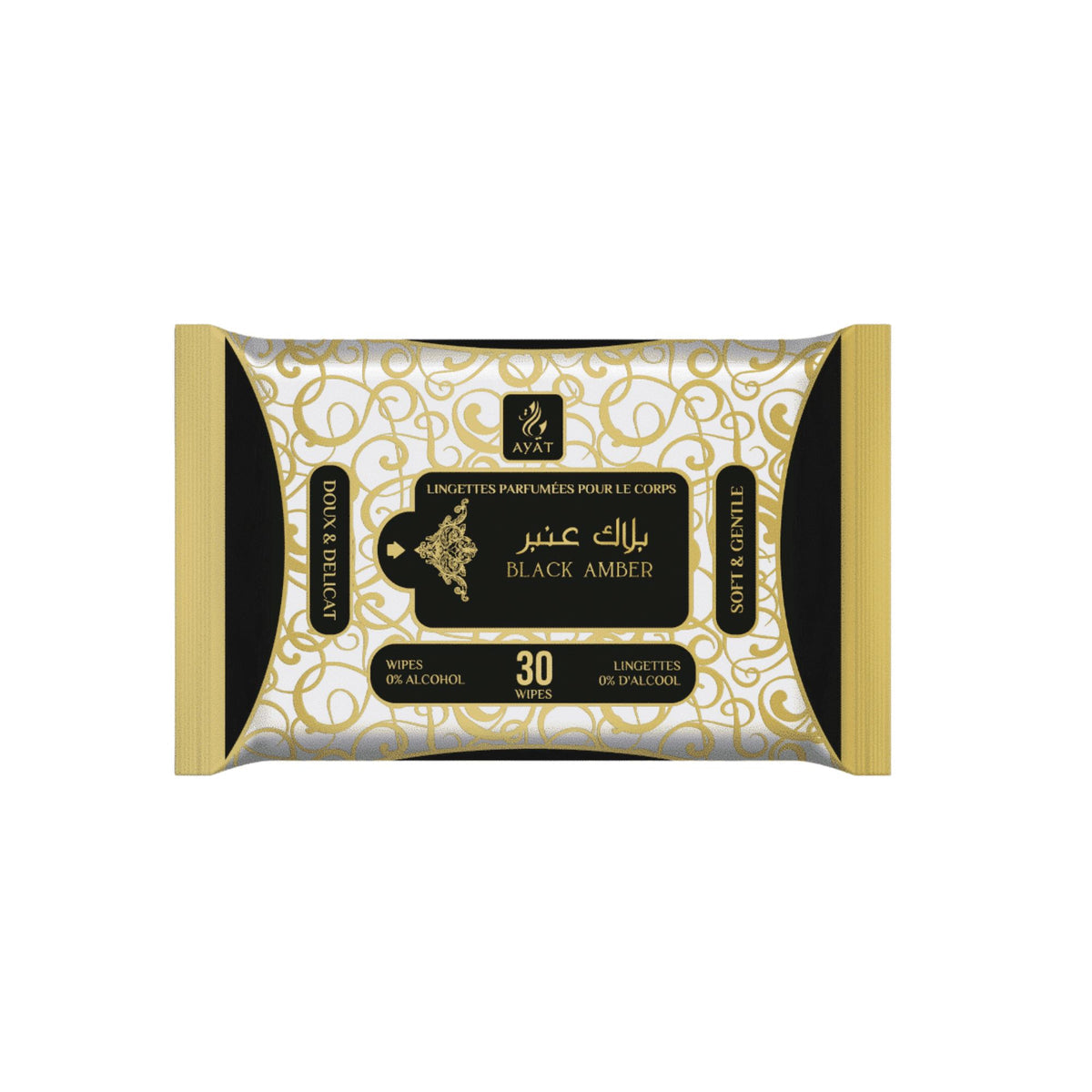 Lingettes Parfumées Pour Le Corps Black Amber-The Phénix Styles