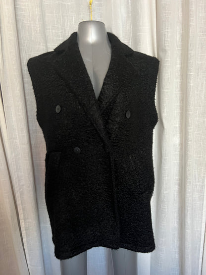 Veste blazer sans manche moumoute Sophie- The Phénix Styles
