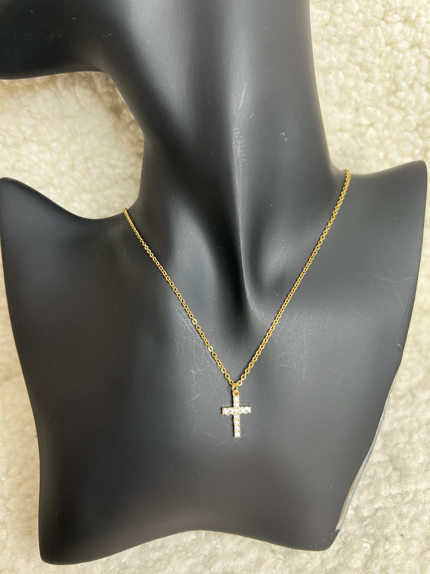 Collier Croix Strass-The Phénix Styles