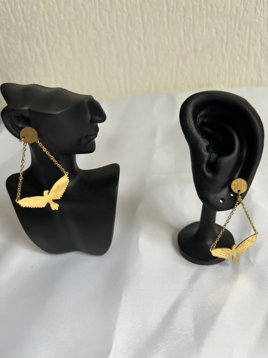 Boucle d’oreille Phénix-Gold-The Phénix Styles