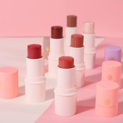 Young Vision 6 Couleurs Blush Stick Stylo Fluorescent Blush Contour Crème Blush Stylo Durable Imperméable-The Phénix Styles