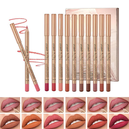 Lipliner Crayon Set,Nude Crayons à Lèvres-The Phénix Styles