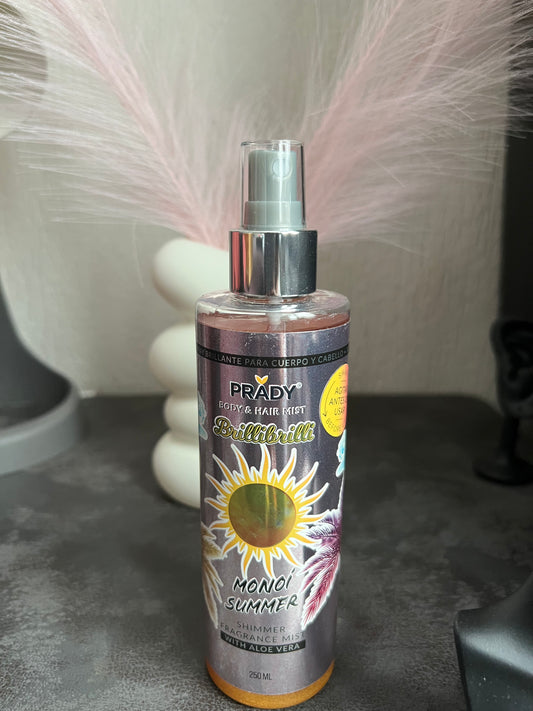 Brume Prady Pailletée-Corps & Cheveux Monoï Summer- 250ml- The Phénix Styles