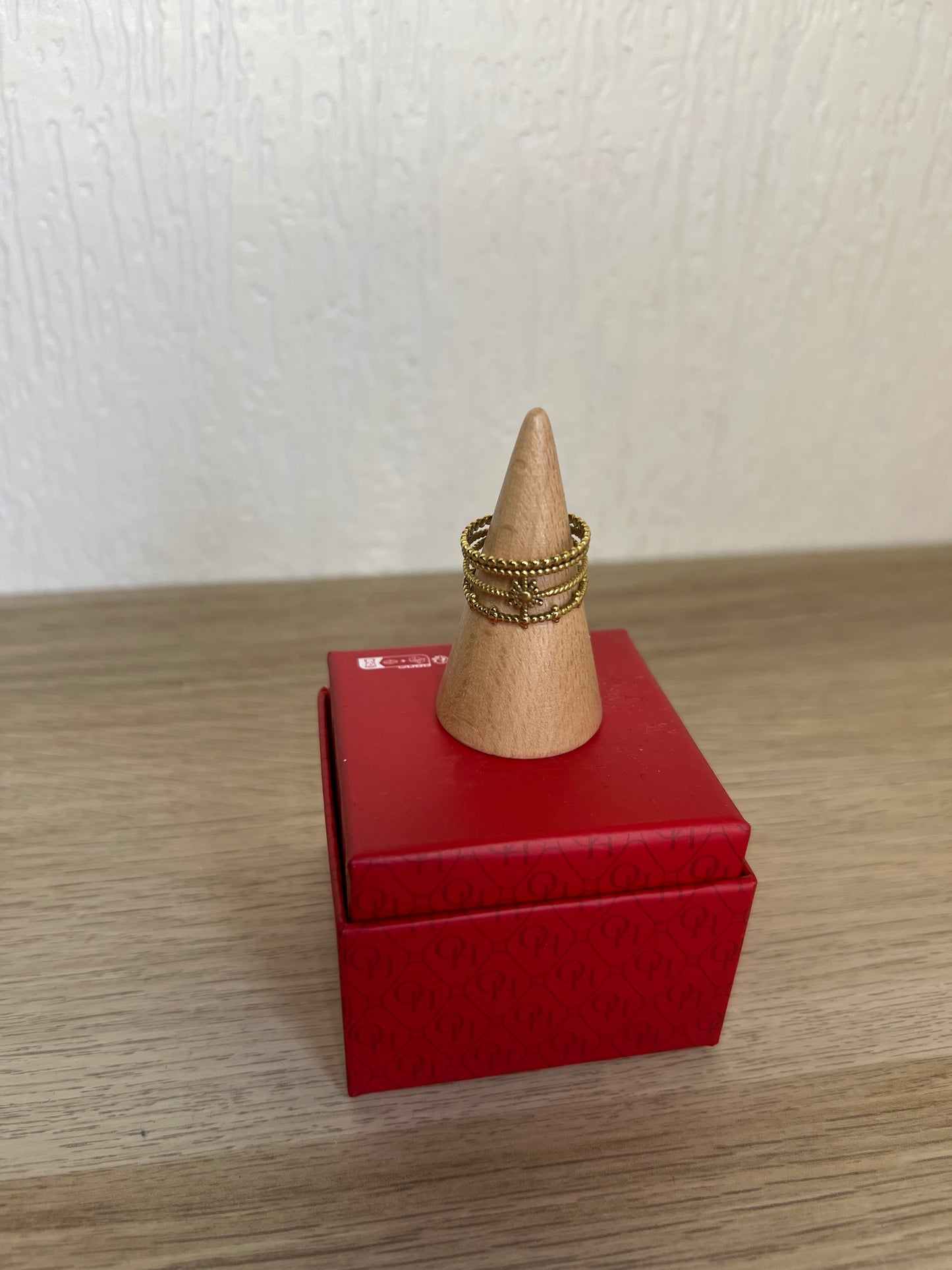 Bague 💍 Soleil ☀️ ethnique dorée-The Phénix Styles