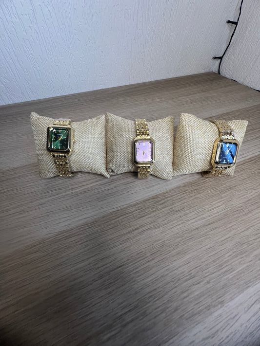 Montre ⌚️ Quartz bracelet dorée élégant en Quartz EOLIA-The Phénix Styles