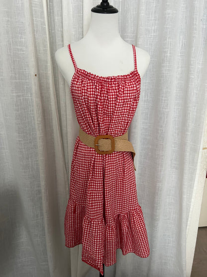 Robe fluide Vichy-The Phénix Styles