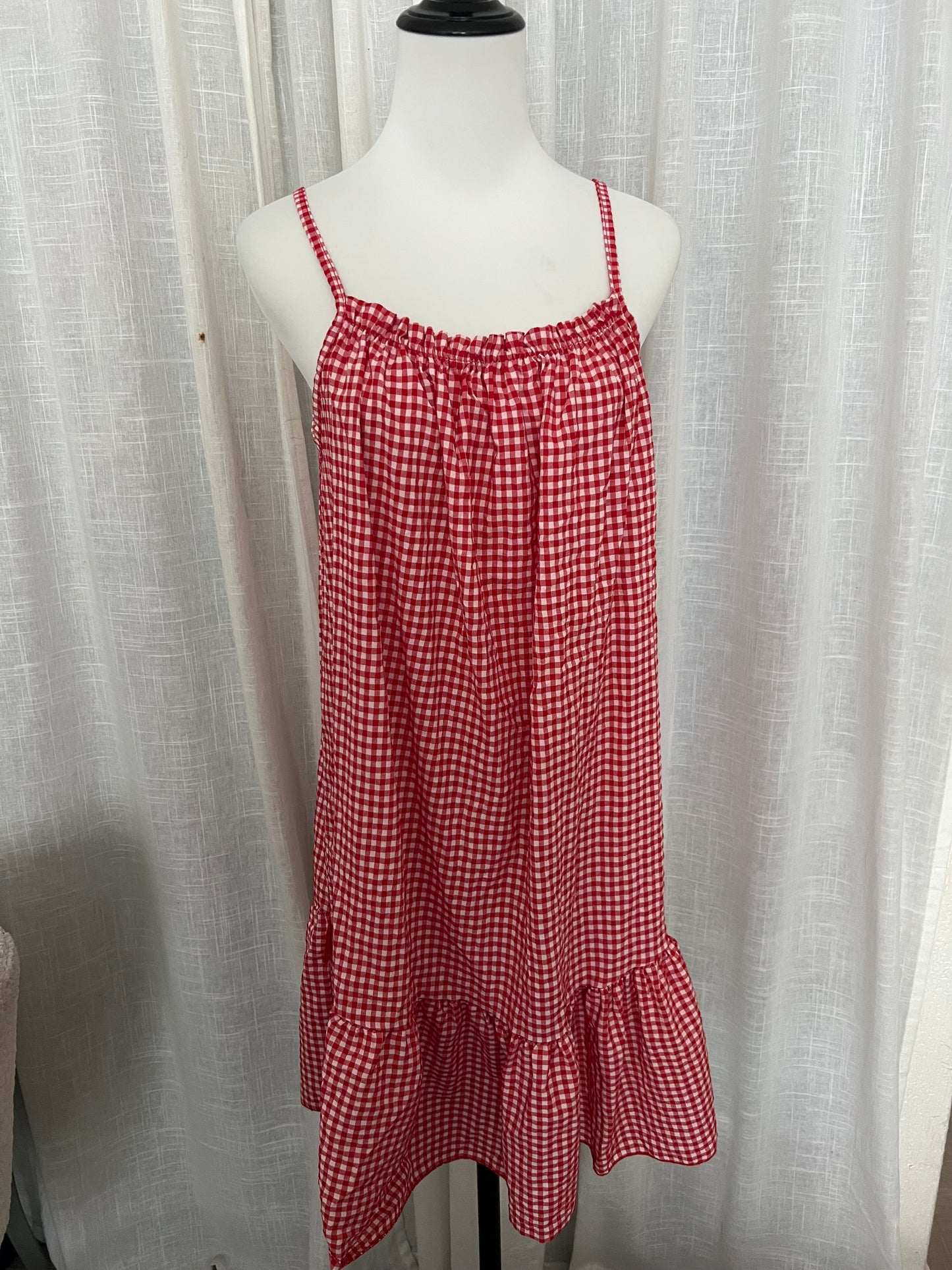 Robe fluide Vichy-The Phénix Styles