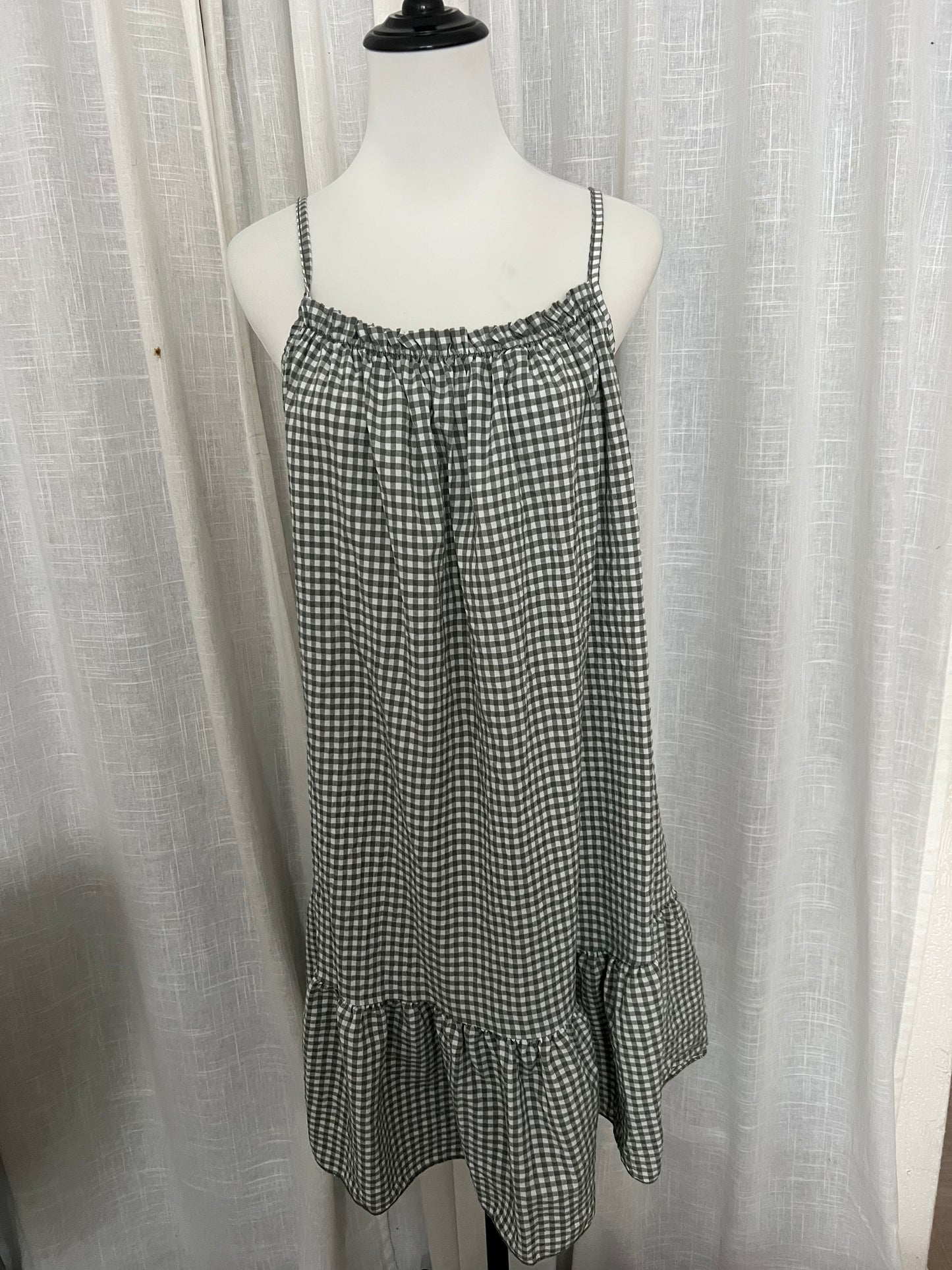 Robe fluide Vichy-The Phénix Styles