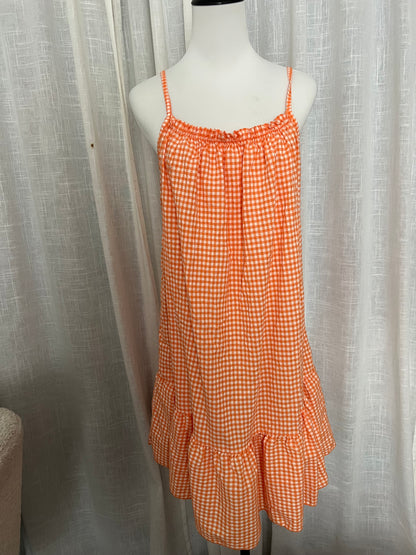 Robe fluide Vichy-The Phénix Styles