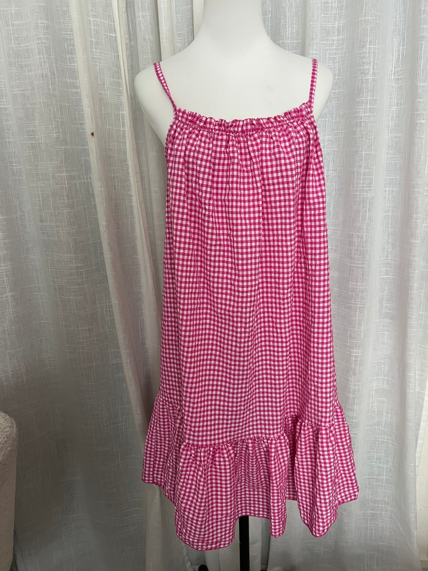 Robe fluide Vichy-The Phénix Styles