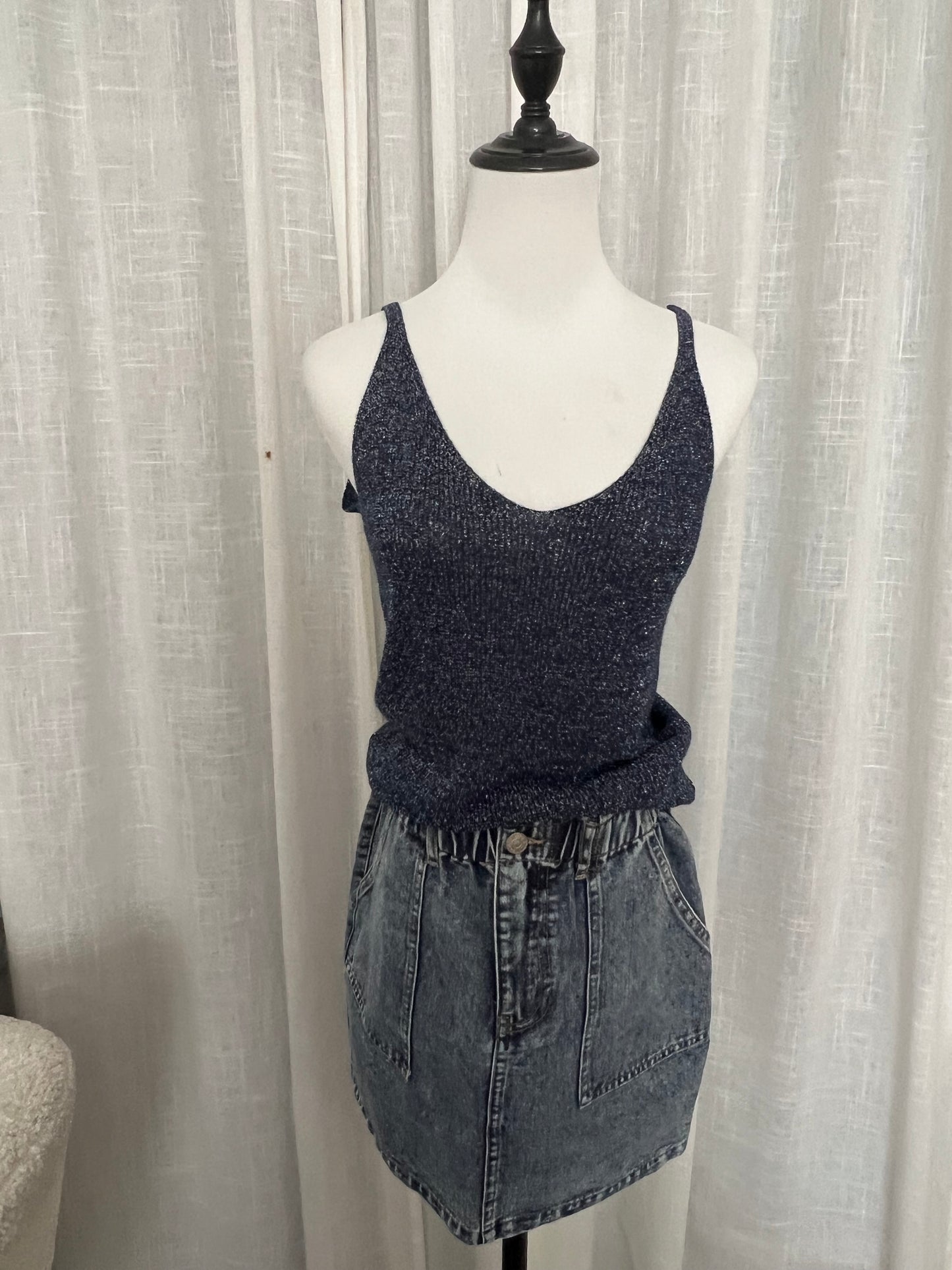 Débardeur à paillettes MENDY-The Phénix Styles