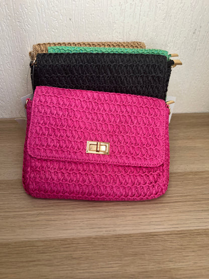 Sac pochette bandoulière styles paille FABIOLA-The Phénix Styles