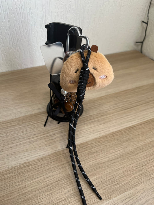 Grigri de sac alias bijoux de sac cœur marron 🤎 -The Phénix Styles