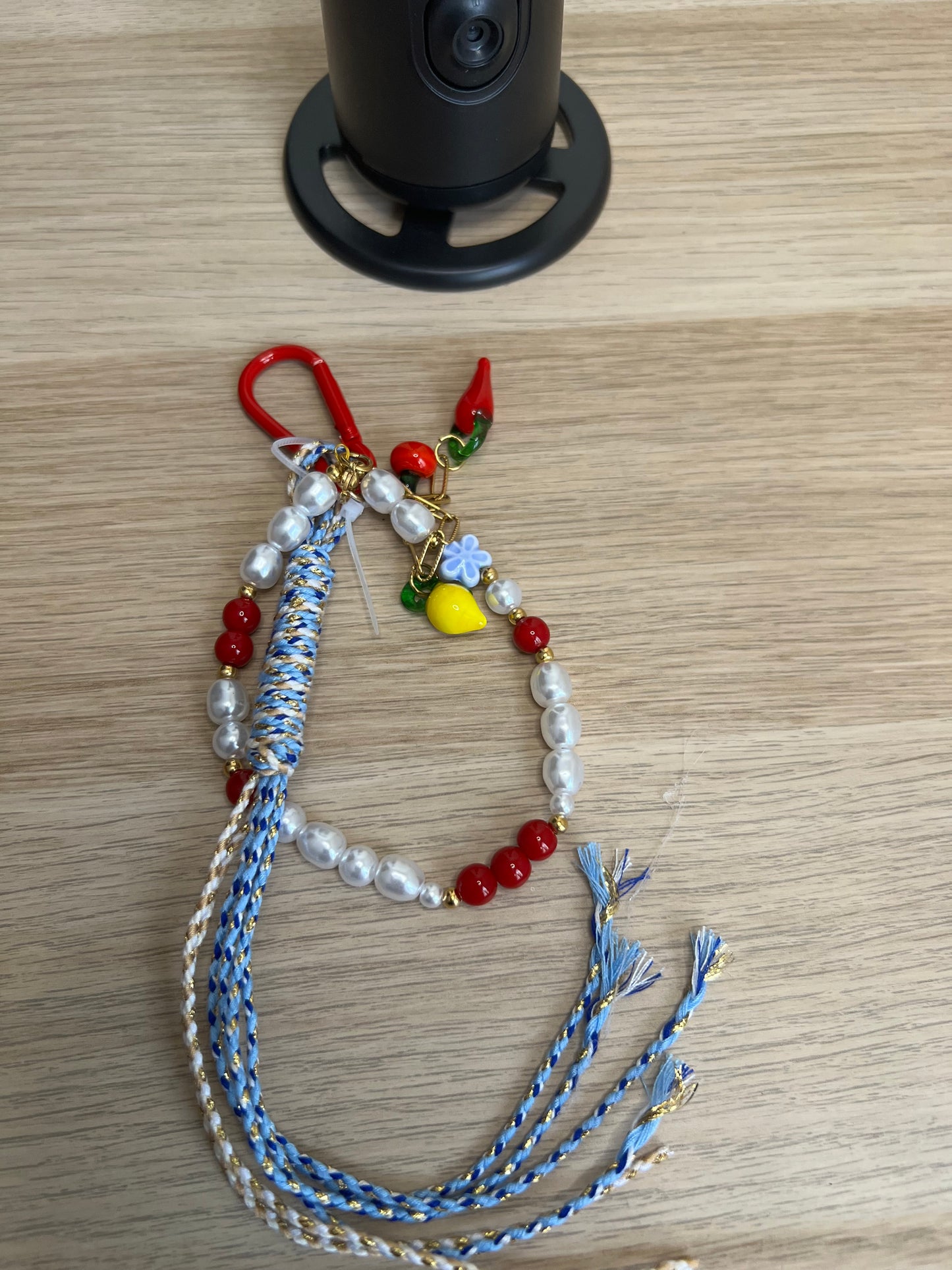 Grigri de sac alias bijoux de sac citron piment-The Phénix Styles