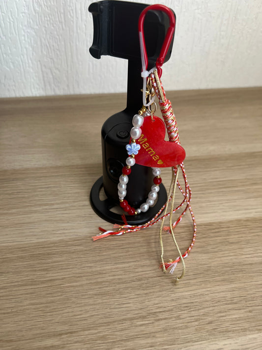 Grigri de sac alias bijoux de sac cœur ❤️ maman-The Phénix Styles