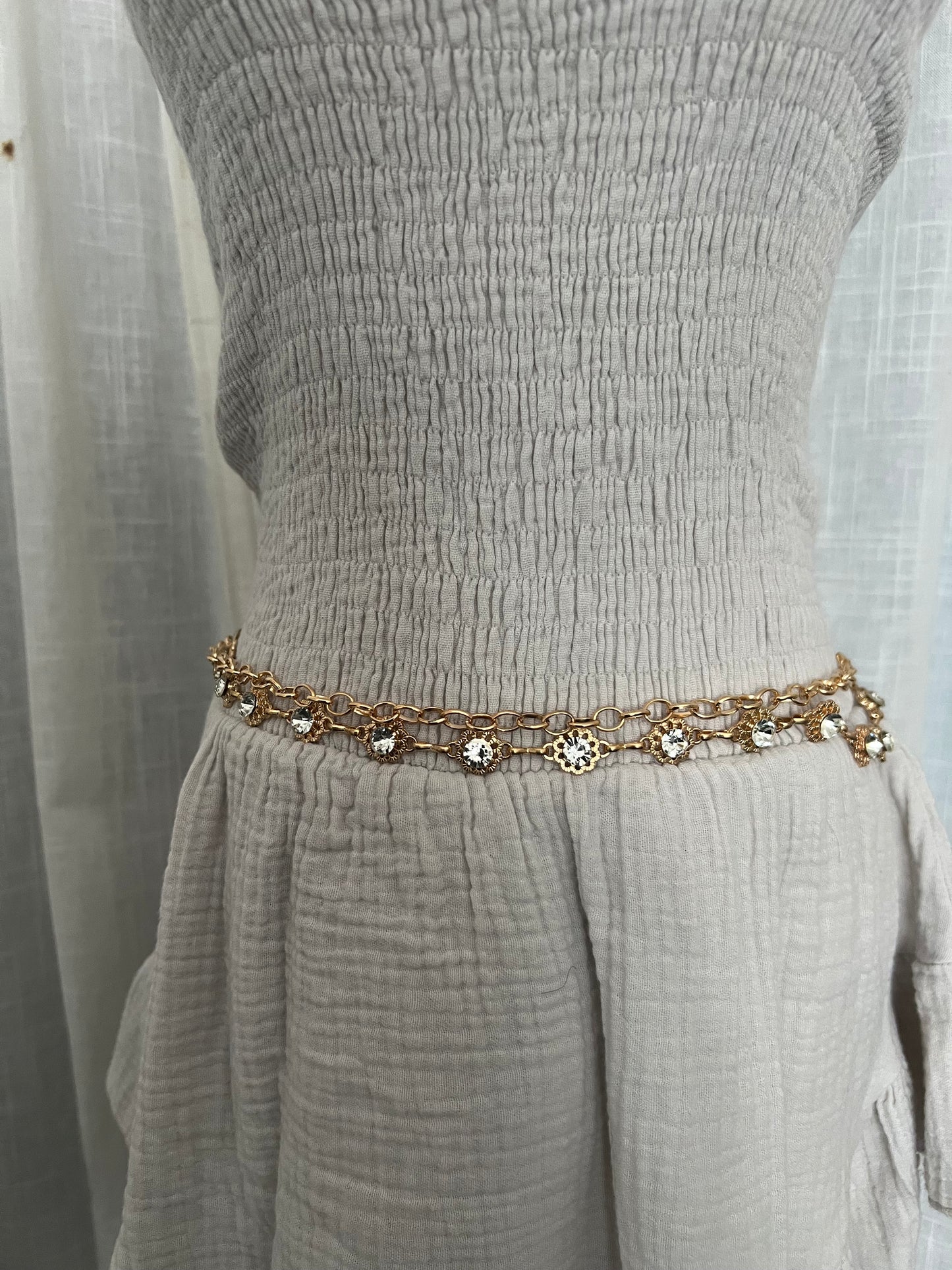 Ceinture chaîne bijoux Fleur 🌸 dorée-The Phénix Styles