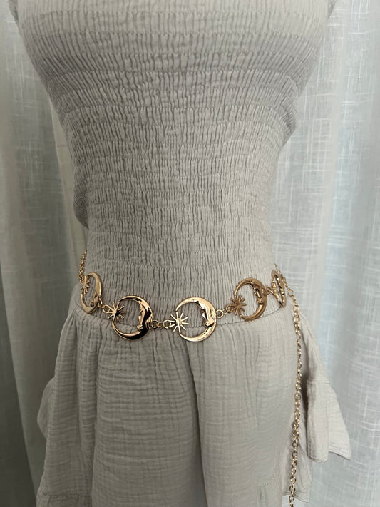 Ceinture chaîne Soleil 🌞 dorée-The Phénix Styles