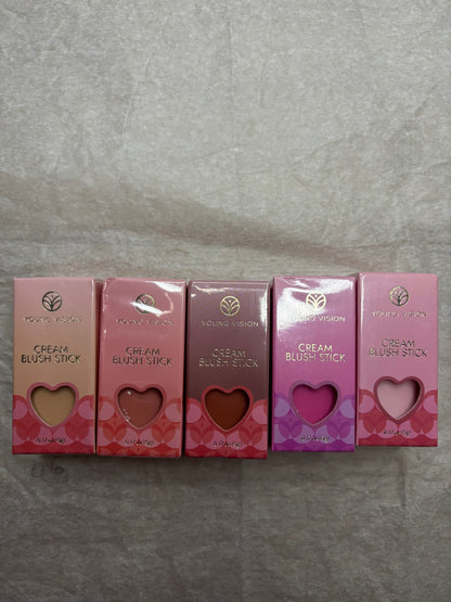 Bâton de Blush stick Cœur -Young Vision-The Phénix Styles