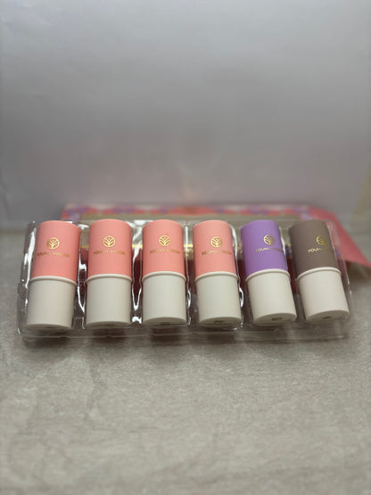 Young Vision 6 Couleurs Blush Stick Stylo Fluorescent Blush Contour Crème Blush Stylo Durable Imperméable-The Phénix Styles