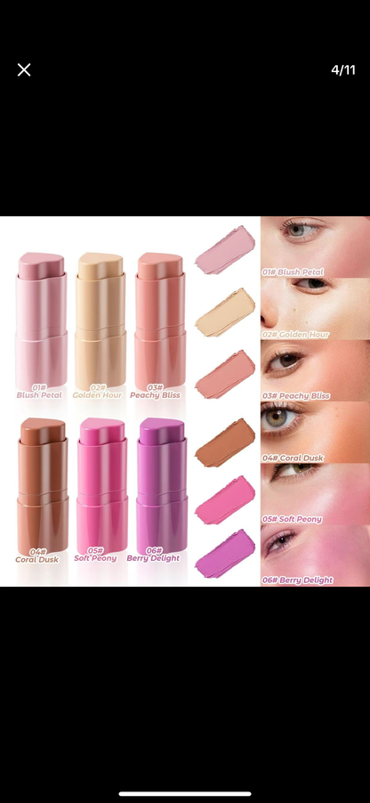 Bâton de Blush stick Cœur -Young Vision-The Phénix Styles