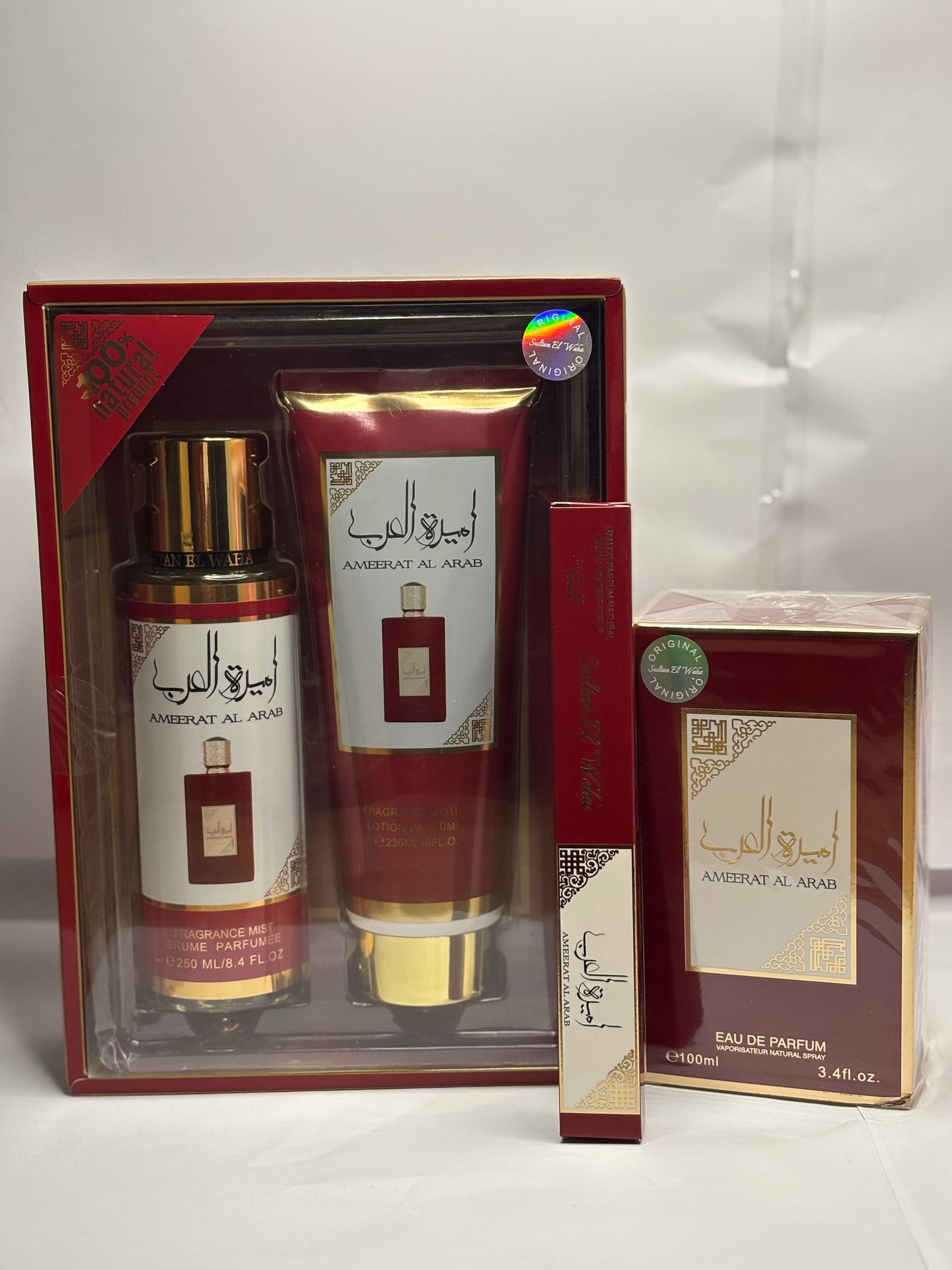 🌟 Box Parfum de Dubaï –AMEERAT AL ARAB 🌟-Maison Sultan El Waha-The Phénix Styles