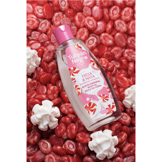HUILE CORPORELLE TULIPAN FRAISE CHANTILLY-200ml-The Phénix Styles