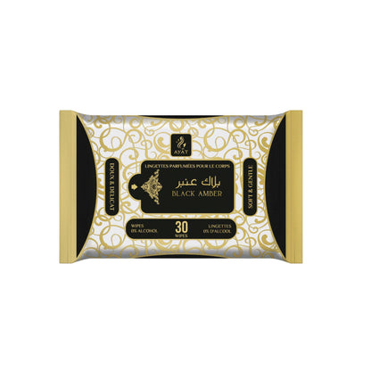 Lingettes Parfumées Pour Le Corps Black Amber-The Phénix Styles