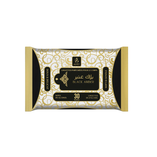Lingettes Parfumées Pour Le Corps Black Amber-The Phénix Styles