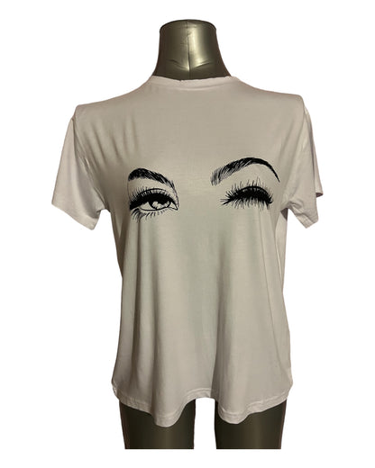 T-Shirt imprimé Yeux-The Phénix Styles